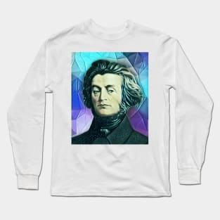 Adam Mickiewicz Portrait | Adam Mickiewicz Artwork 6 Long Sleeve T-Shirt